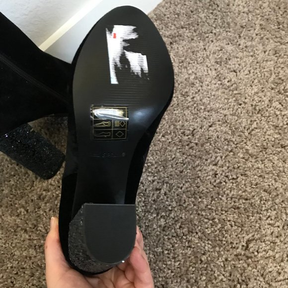 Call it Spring Velvet Glitter Booties - Picture 5 of 5